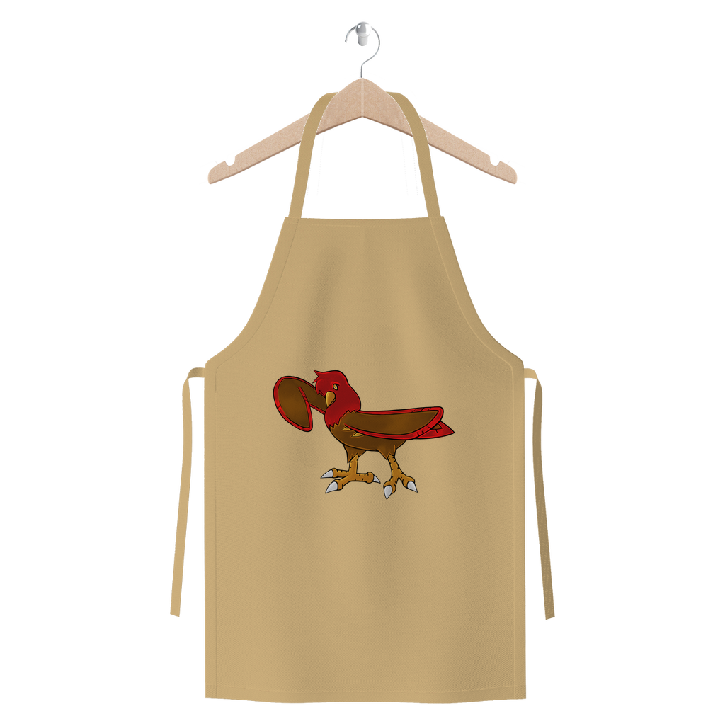 Pidgenna Premium Jersey Apron made from heavyweight cotton twill, featuring self-fabric ties and available in various colors.