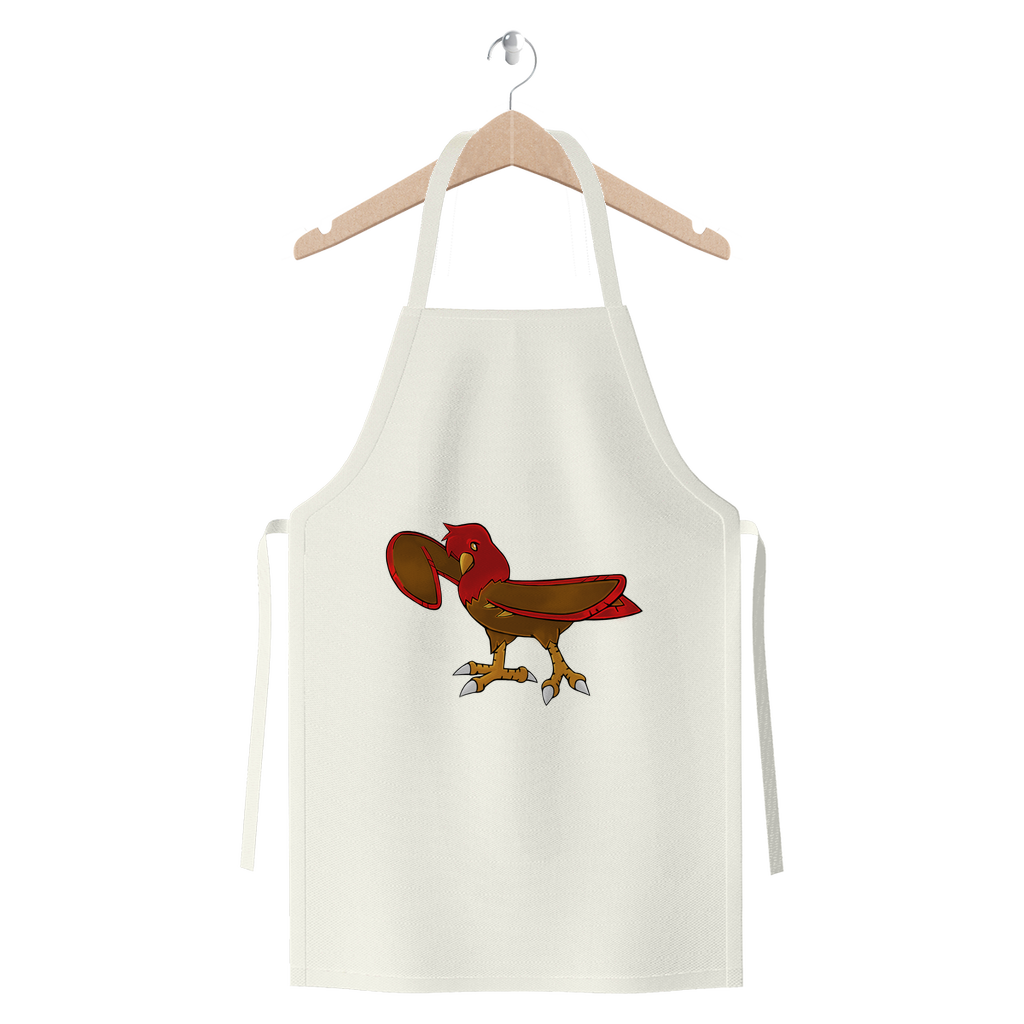 Pidgenna Premium Jersey Apron made from heavyweight cotton twill, featuring self-fabric ties and available in various colors.