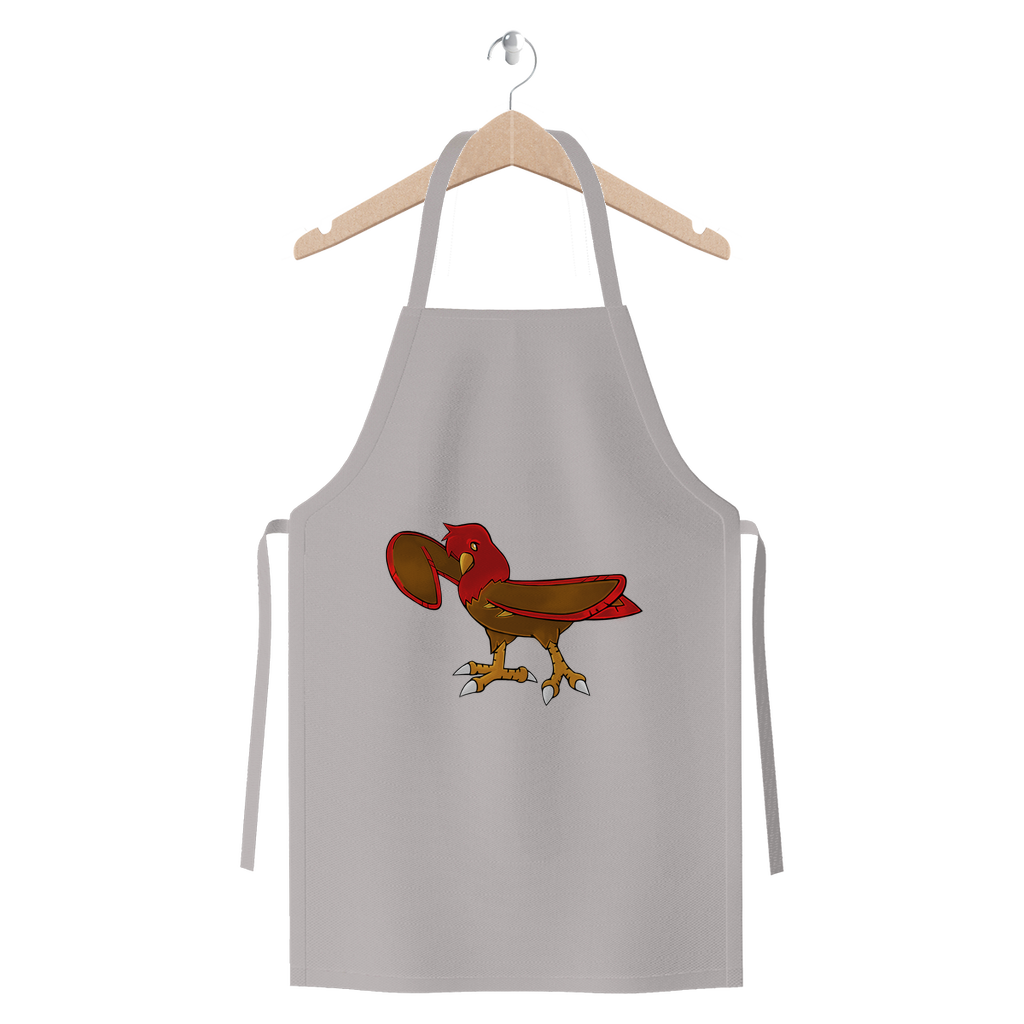 Pidgenna Premium Jersey Apron made from heavyweight cotton twill, featuring self-fabric ties and available in various colors.