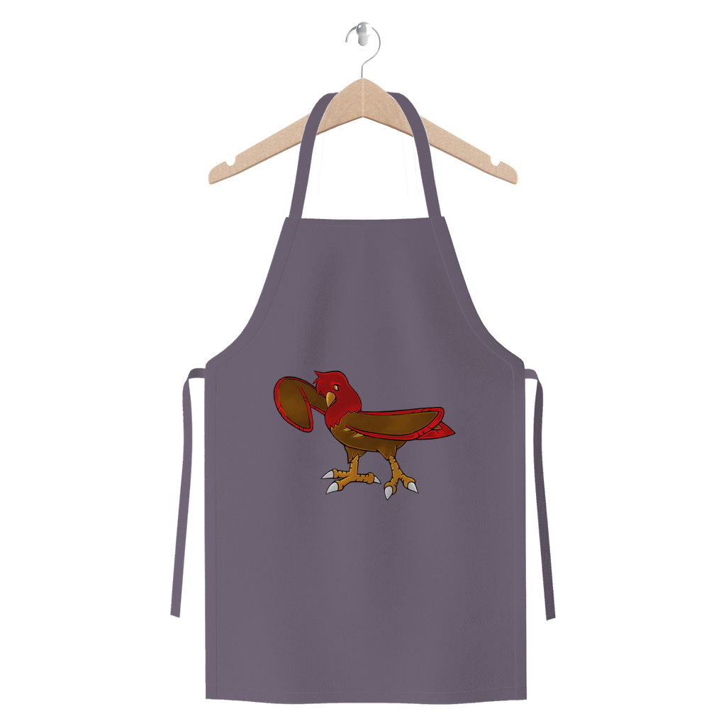 Pidgenna Premium Jersey Apron made from heavyweight cotton twill, featuring self-fabric ties and available in various colors.