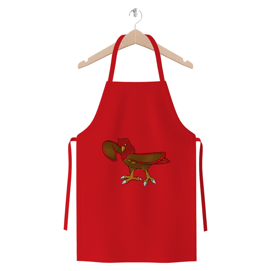 Pidgenna Premium Jersey Apron made from heavyweight cotton twill, featuring self-fabric ties and available in various colors.