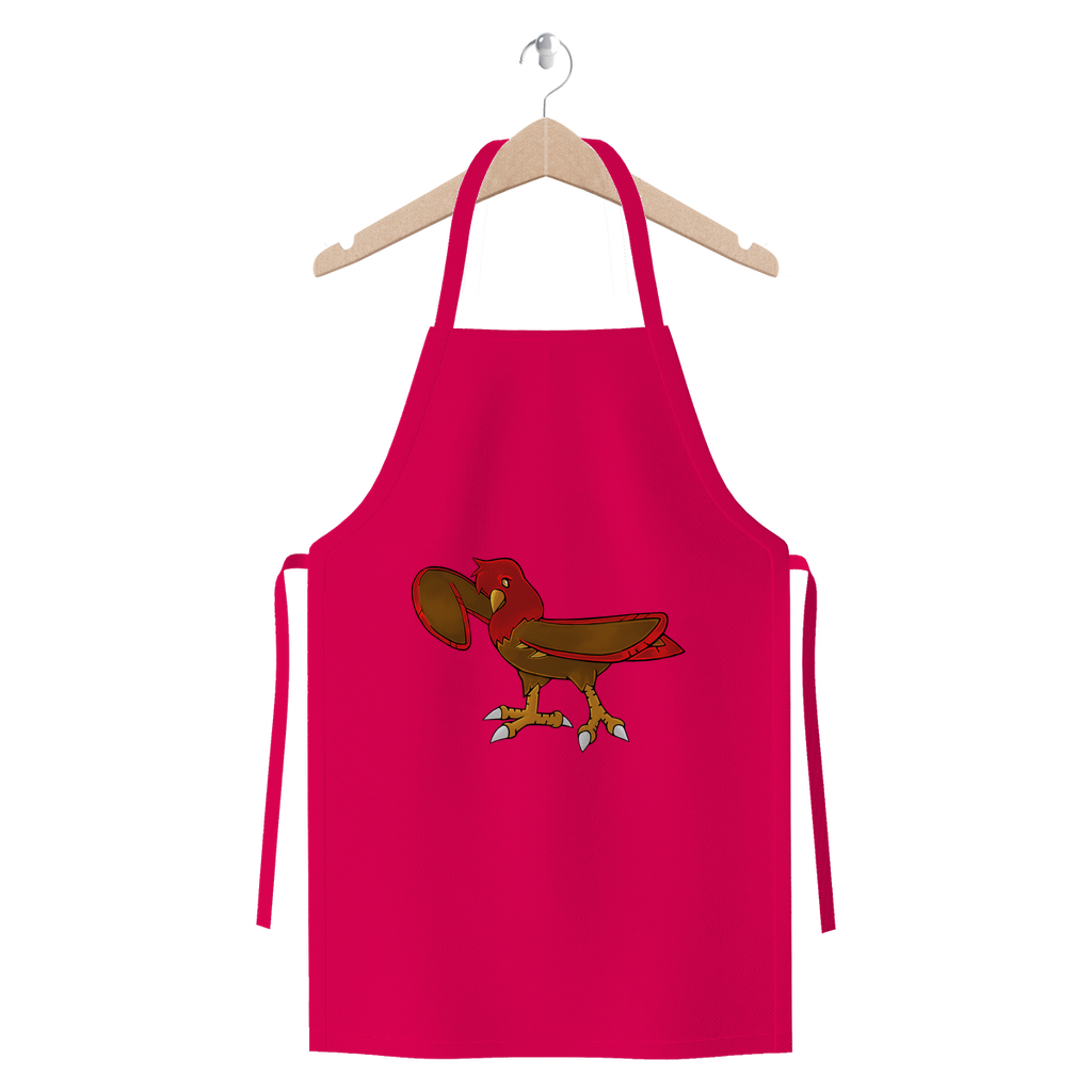 Pidgenna Premium Jersey Apron made from heavyweight cotton twill, featuring self-fabric ties and available in various colors.