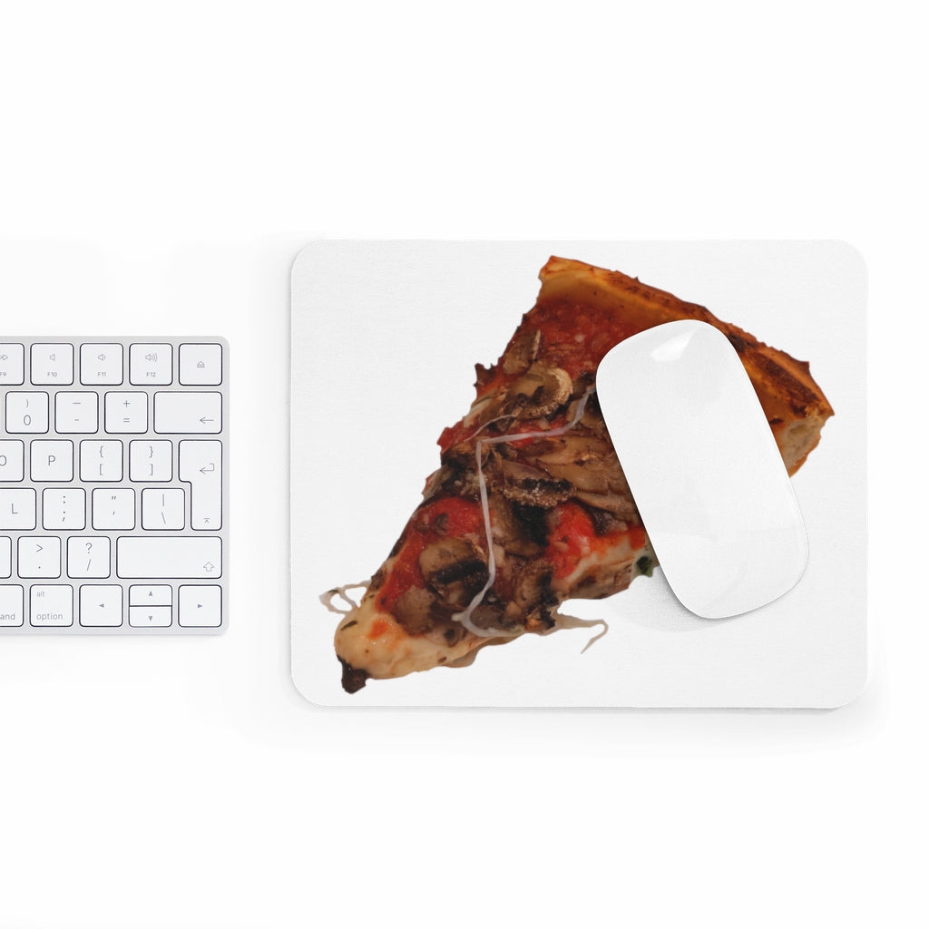 Colorful Pizza Mouse Pad with vibrant design and non-slip backing, perfect for enhancing your workspace.