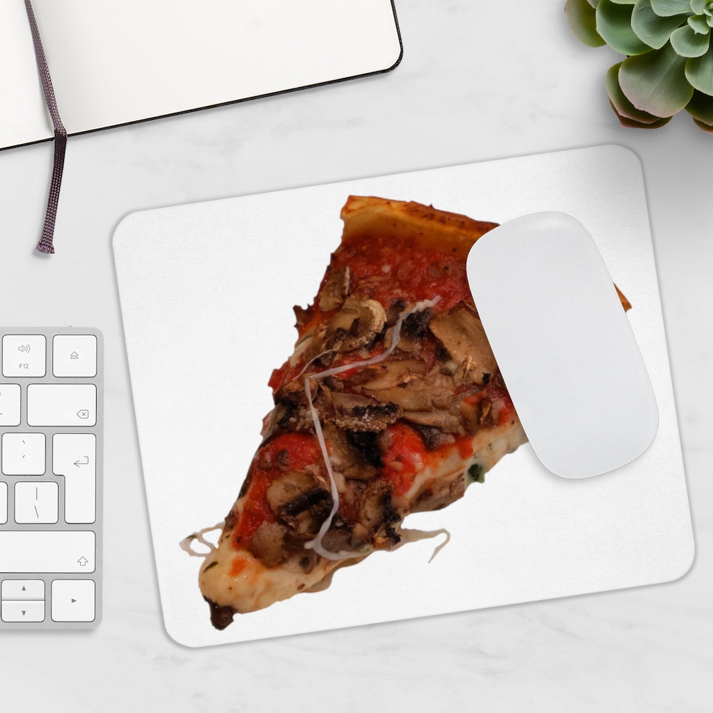 Colorful Pizza Mouse Pad with vibrant design and non-slip backing, perfect for enhancing your workspace.