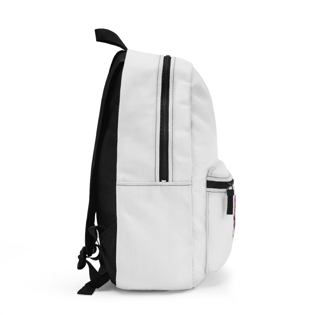 Platipus Backpack made in USA, featuring adjustable straps and waterproof spun polyester material.