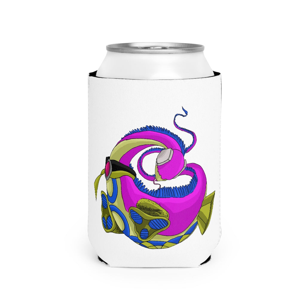 Platipus Can Cooler Sleeve made of durable neoprene, designed to fit standard 12 oz cans, featuring a customizable design.