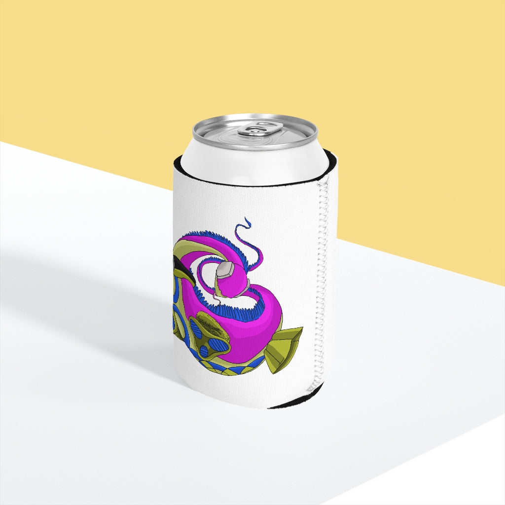 Platipus Can Cooler Sleeve made of durable neoprene, designed to fit standard 12 oz cans, featuring a customizable design.