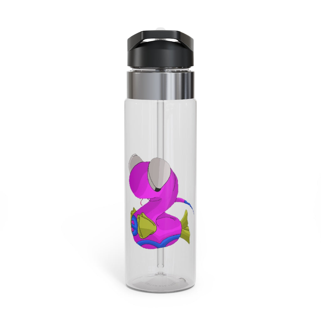 Plato Kensington Tritan™ Sport Bottle in vibrant colors with a carabiner hook and straw lid, showcasing its sleek design and BPA-free material.