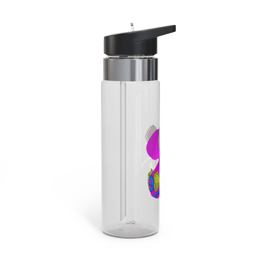 Plato Kensington Tritan™ Sport Bottle in vibrant colors with a carabiner hook and straw lid, showcasing its sleek design and BPA-free material.