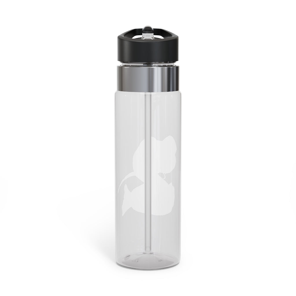 Plato Kensington Tritan™ Sport Bottle in vibrant colors with a carabiner hook and straw lid, showcasing its sleek design and BPA-free material.