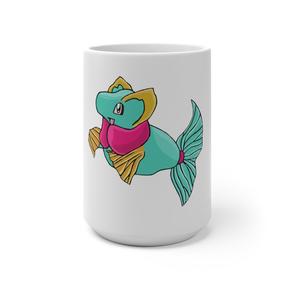 Plumo Color Changing Mug showcasing its vibrant color transformation with a warm beverage inside.