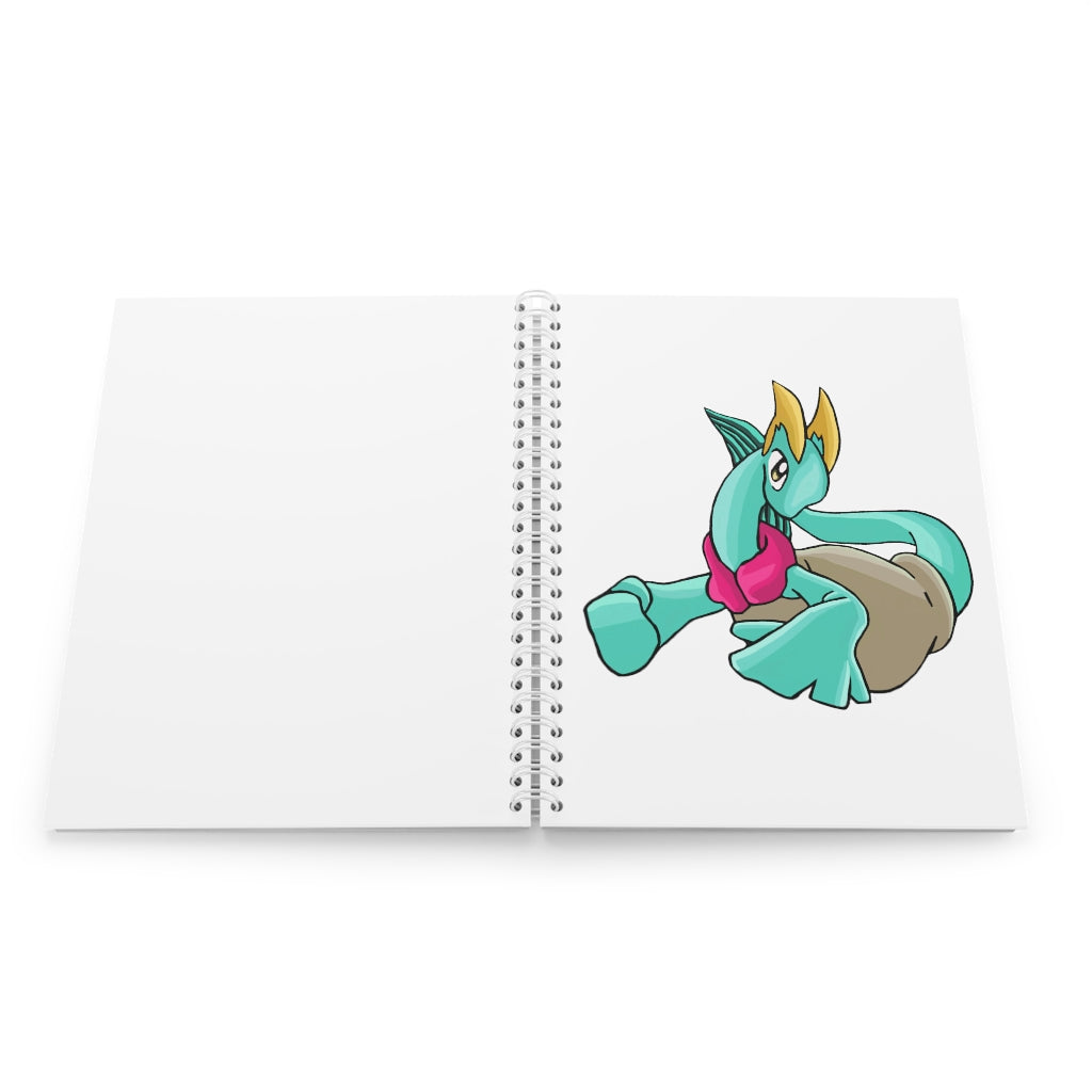 Plumyu Spiral Notebook with customizable covers and wide-ruled pages, showcasing a stylish semi-glossy finish.