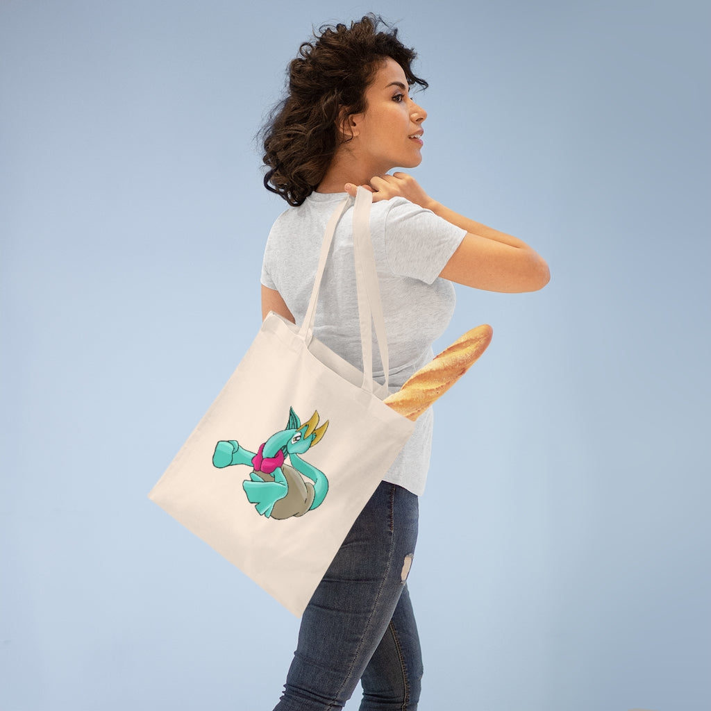 Plumyu Tote Bag made of 100% cotton, featuring long handles and cross stitching for added stability, available in multiple colors.