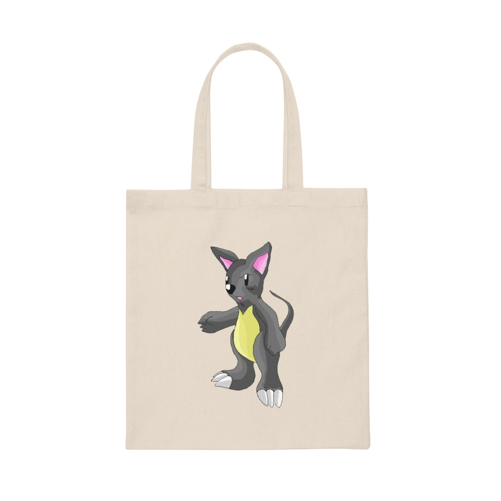 Psycore Canvas Tote Bag made of 100% cotton sheeting, featuring reinforced handles and a stylish design for personalized use.