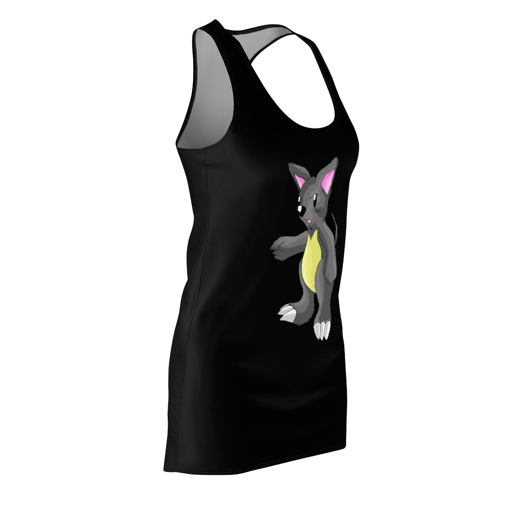 Psycore Women's Cut & Sew Racerback Dress showcasing a stylish and feminine design in high-quality polyester fabric.