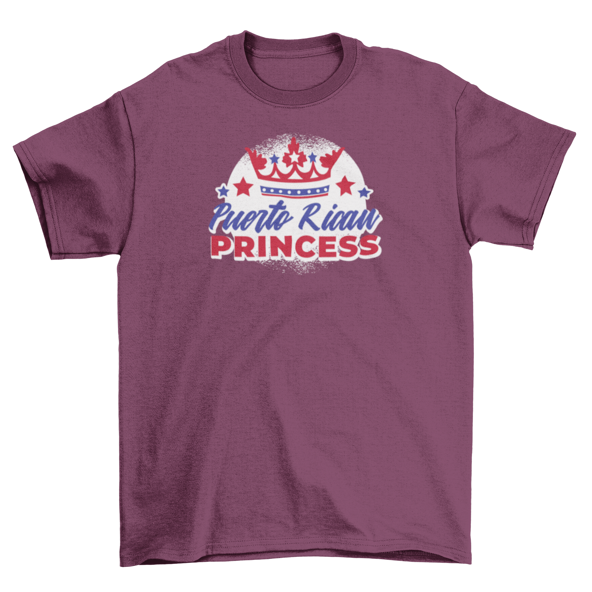 Puerto Rican Princess T-shirt featuring a bold quote and a crown design, perfect for showcasing cultural pride.