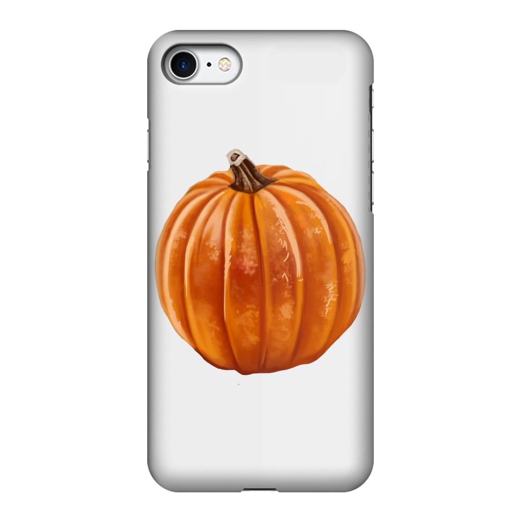 Pumpkin Fully Printed Tough Phone Case showcasing vibrant pumpkin design with dual-layer protection.