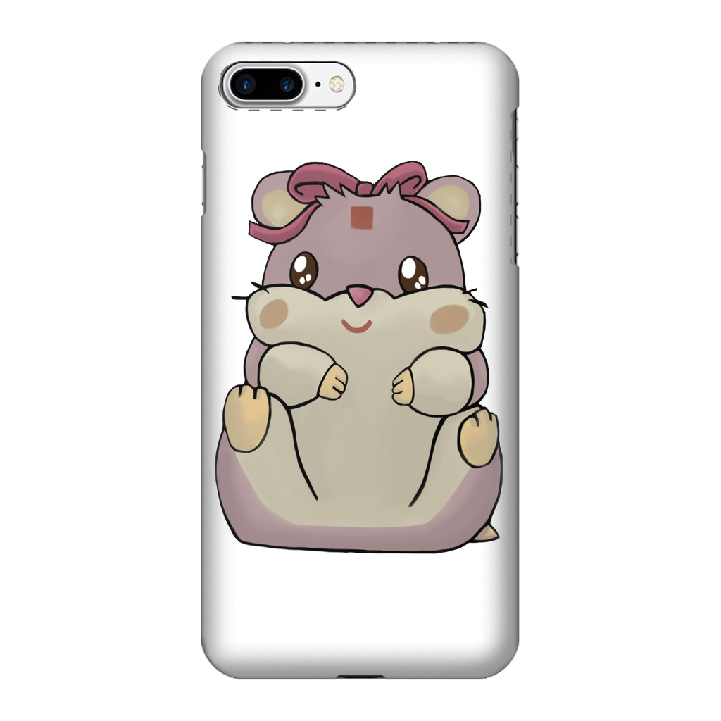 Purple Hamster Fully Printed Tough Phone Case showcasing vibrant design and dual-layer protection.