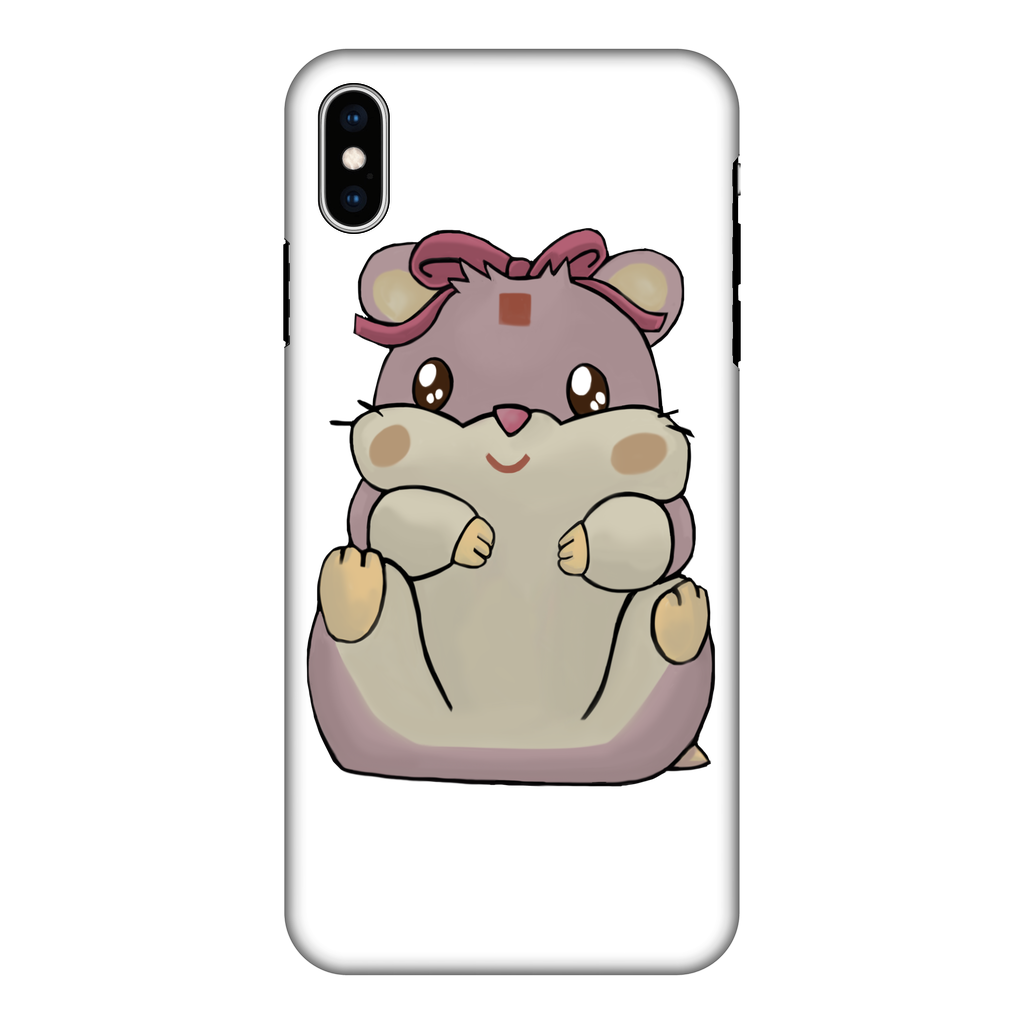 Purple Hamster Fully Printed Tough Phone Case showcasing vibrant design and dual-layer protection.