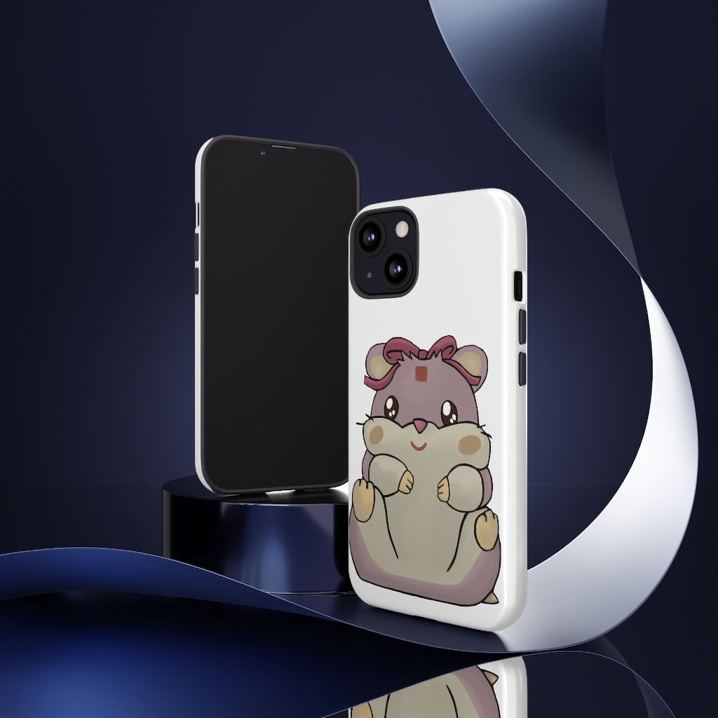 Purple Hamster Tough Case featuring a vibrant design with dual-layer protection for smartphones.