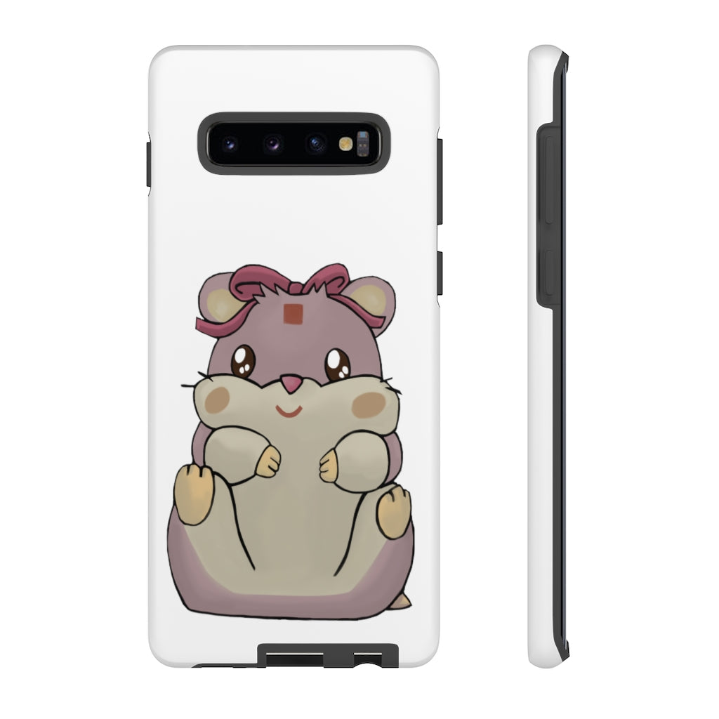 Purple Hamster Tough Case featuring a vibrant design with dual-layer protection for smartphones.