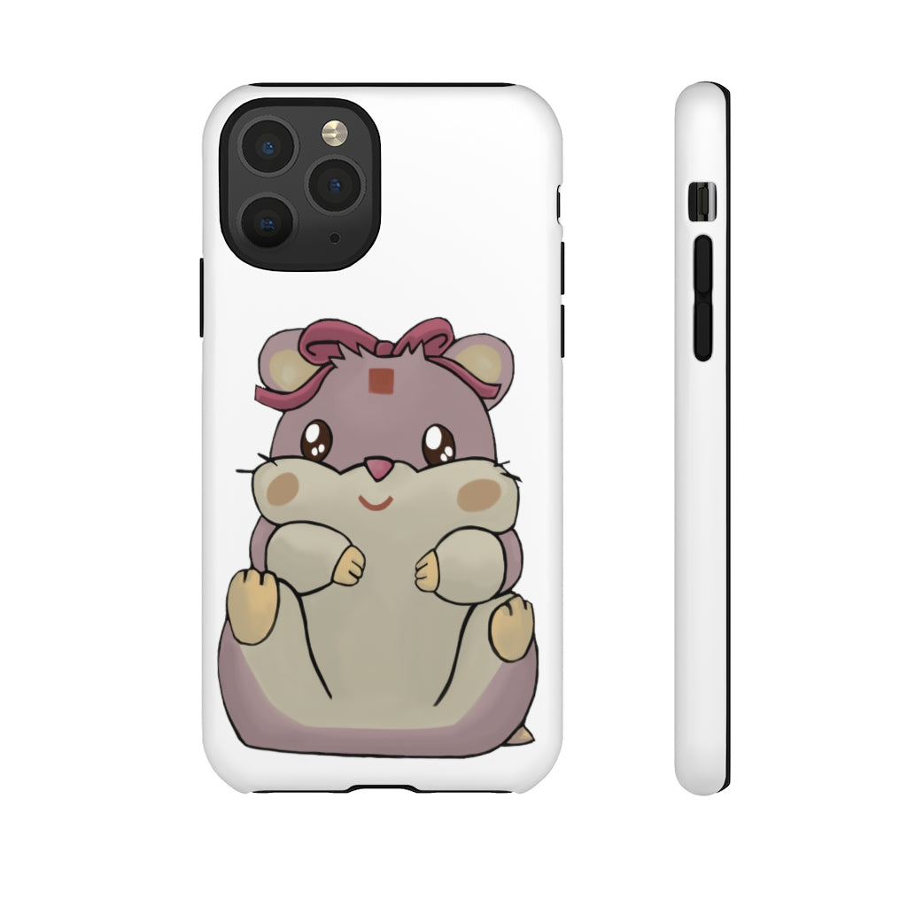 Purple Hamster Tough Case featuring a vibrant design with dual-layer protection for smartphones.