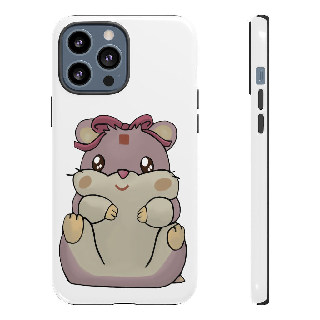 Purple Hamster Tough Case featuring a vibrant design with dual-layer protection for smartphones.