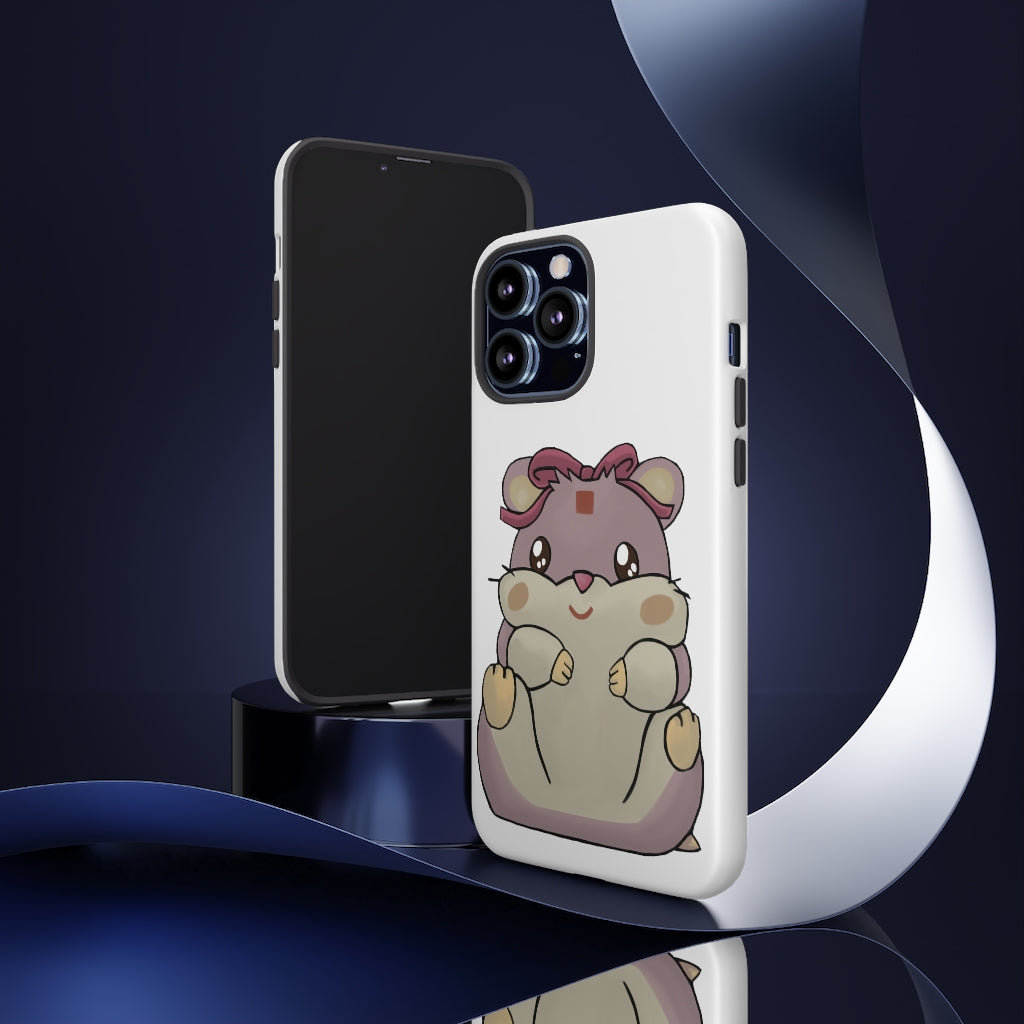 Purple Hamster Tough Case featuring a vibrant design with dual-layer protection for smartphones.