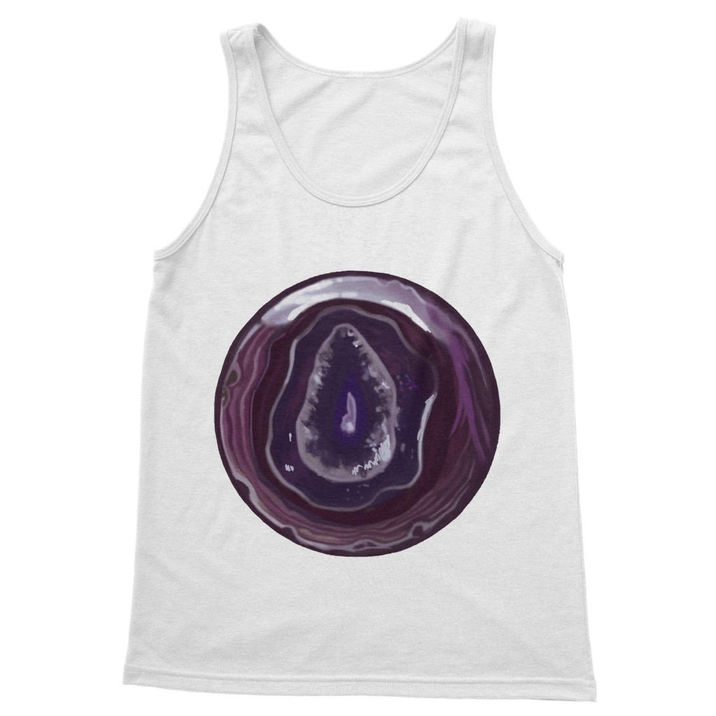 Purple Rock Classic Adult Vest Top in various colors, showcasing its unisex design and comfortable fit.