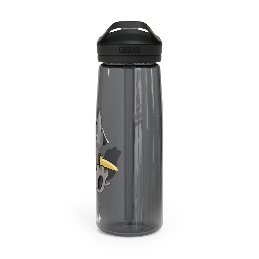 Raylow CamelBak Eddy® Water Bottle in 20oz and 25oz sizes, showcasing its durable Tritan™ material and spill-proof design.