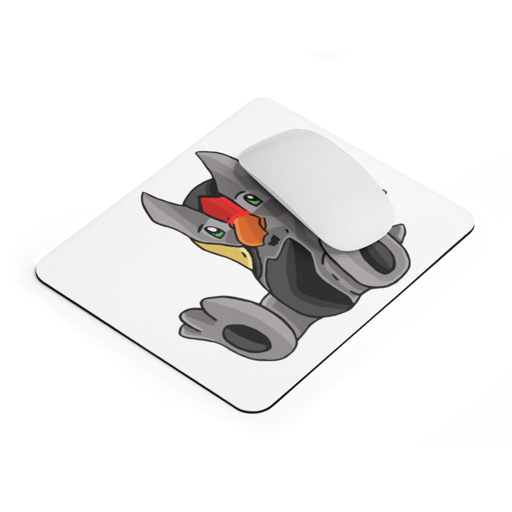 Raylow Mouse Pad featuring a vibrant full print design on a smooth Neoprene surface, ideal for enhancing desk aesthetics.