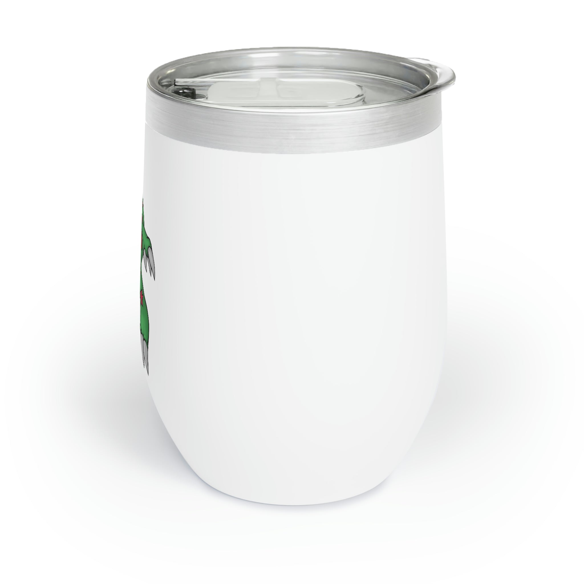 Recgor Chill Wine Tumbler in stainless steel with customizable design, perfect for enjoying wine at the ideal temperature.