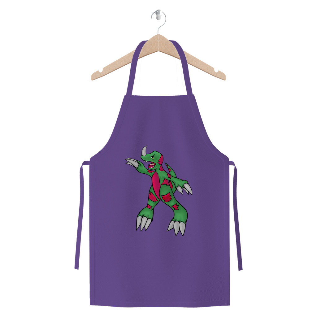 Recgor Premium Jersey Apron made from heavyweight cotton twill, featuring self-fabric ties and available in various colors.