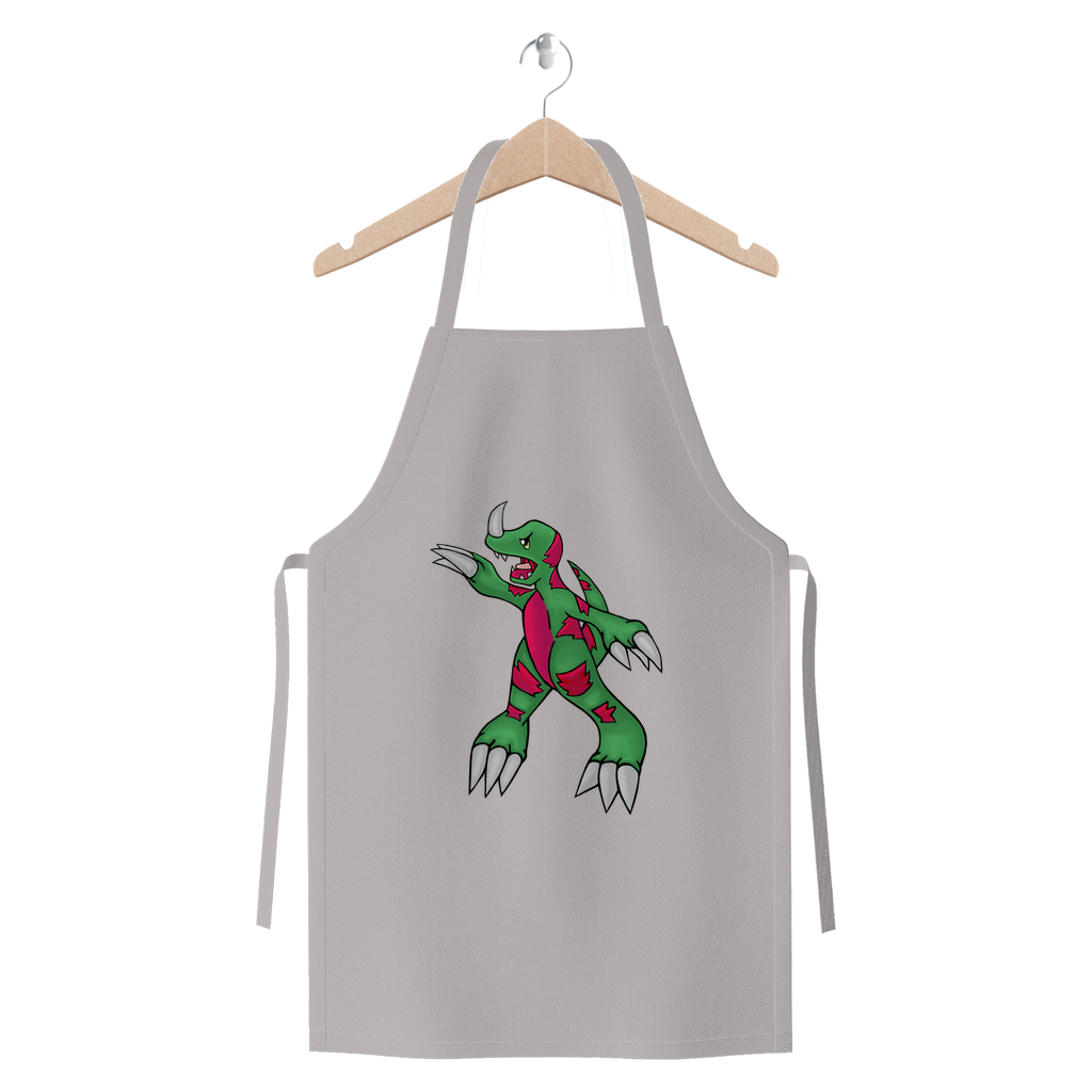 Recgor Premium Jersey Apron made from heavyweight cotton twill, featuring self-fabric ties and available in various colors.