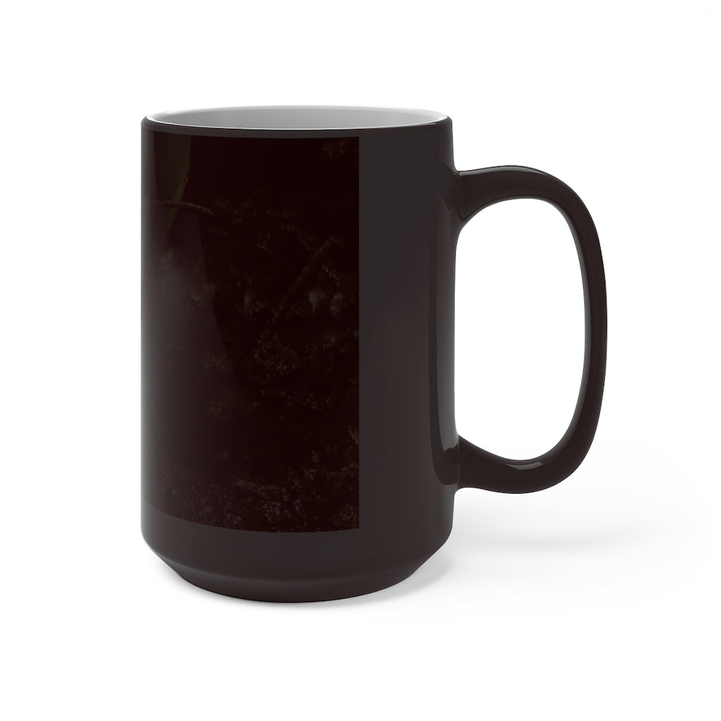 Red Frog Color Changing Mug showcasing its vibrant color-changing feature and ceramic design.