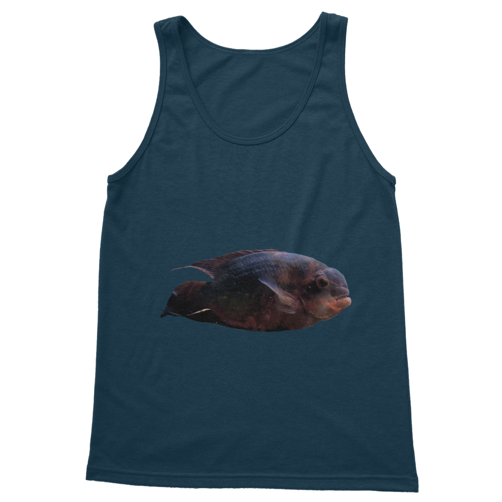 RedBlackFish Classic Adult Vest Top in various colors, showcasing its unisex design and comfortable fit.