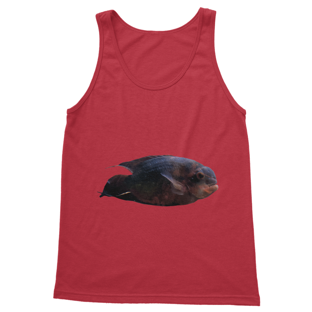 RedBlackFish Classic Adult Vest Top in various colors, showcasing its unisex design and comfortable fit.