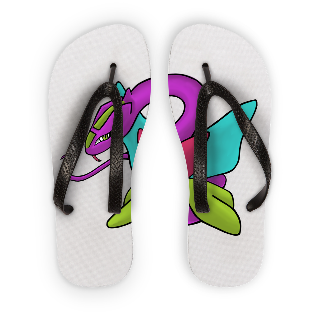 Rengitsu Kids Flip Flops featuring customizable printed fabric and soft straps, perfect for summer fun.