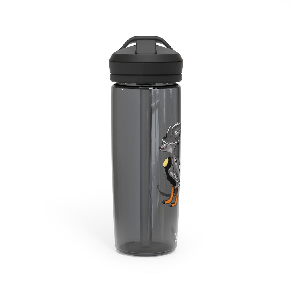 Rerann CamelBak Eddy® Water Bottle in 20oz and 25oz sizes, showcasing its durable Tritan™ material and spill-proof design.