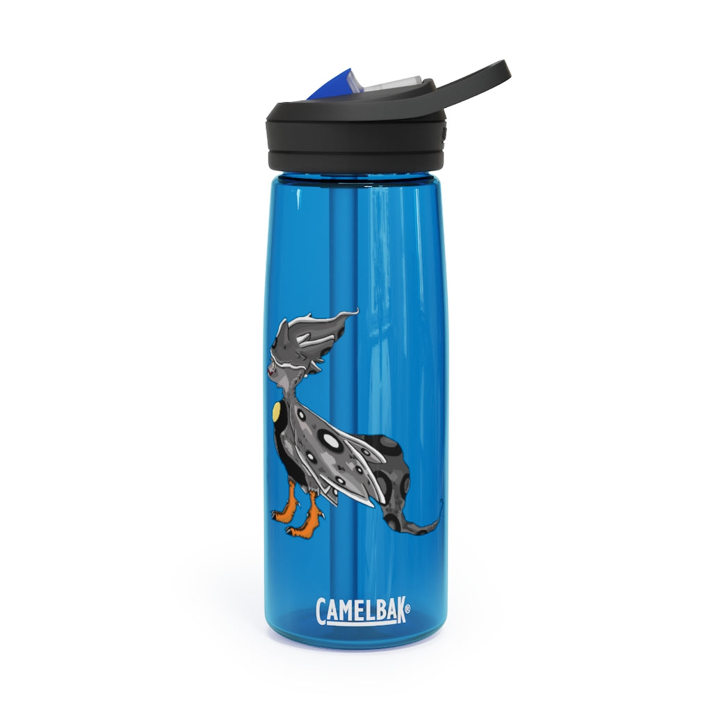 Rerann CamelBak Eddy® Water Bottle in 20oz and 25oz sizes, showcasing its durable Tritan™ material and spill-proof design.