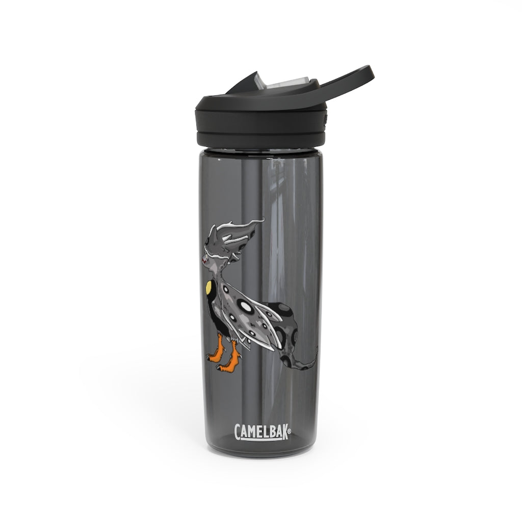 Rerann CamelBak Eddy® Water Bottle in 20oz and 25oz sizes, showcasing its durable Tritan™ material and spill-proof design.