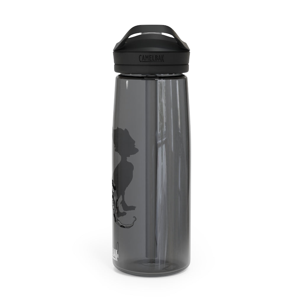 Rerann CamelBak Eddy® Water Bottle in 20oz and 25oz sizes, showcasing its durable Tritan™ material and spill-proof design.