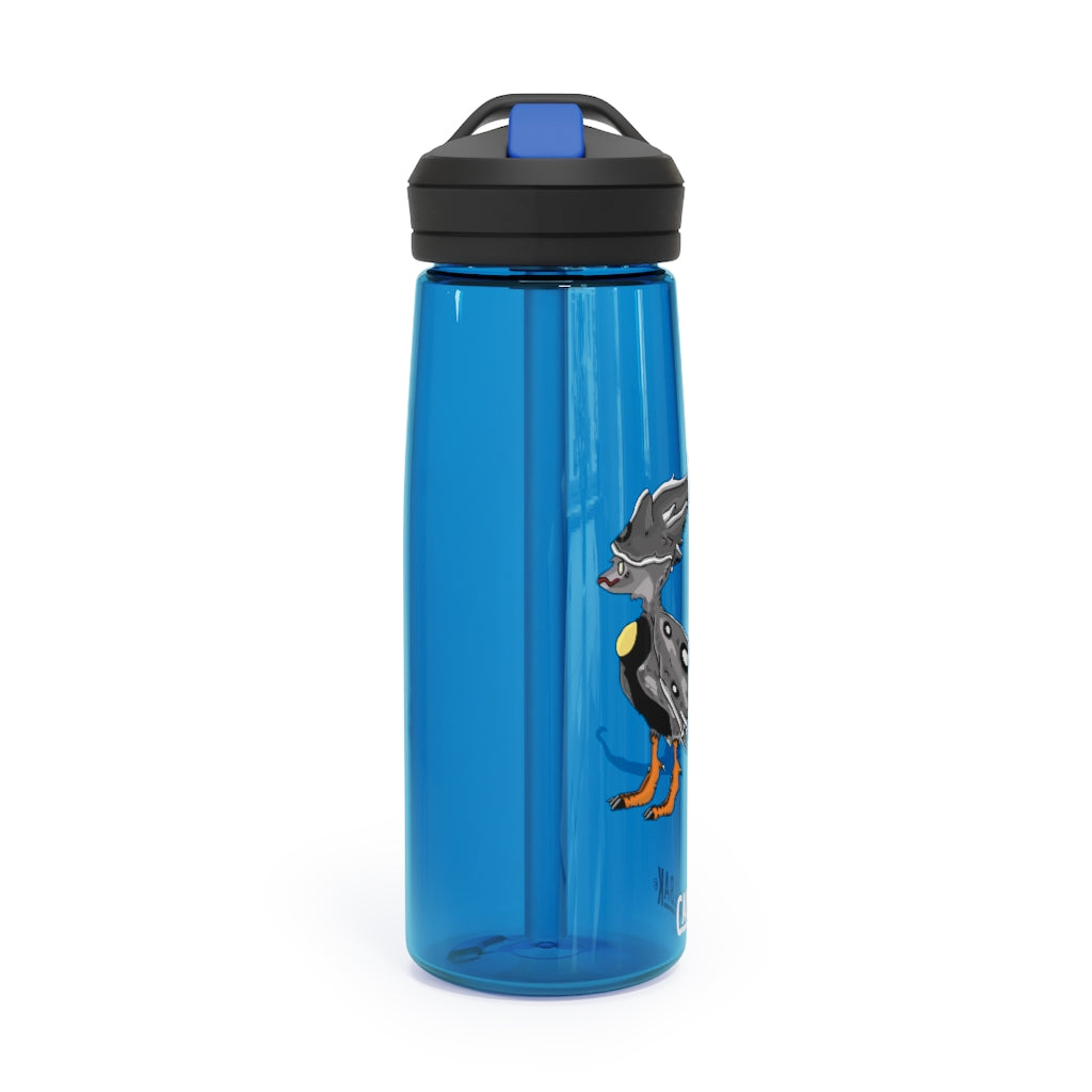 Rerann CamelBak Eddy® Water Bottle in 20oz and 25oz sizes, showcasing its durable Tritan™ material and spill-proof design.