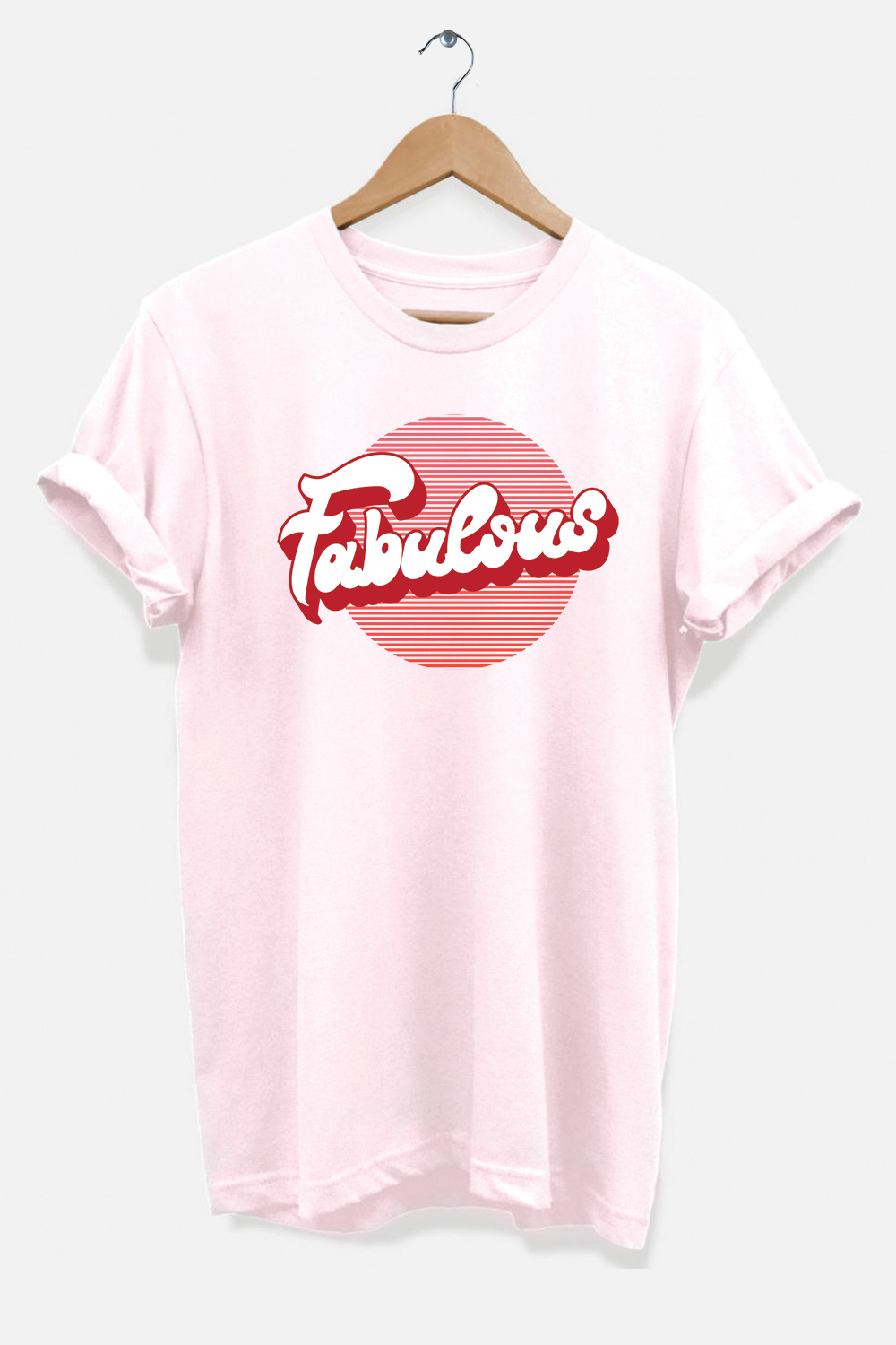 A stylish unisex Retro Fabulous T-Shirt made from soft ring-spun cotton, showcasing a unique design perfect for casual wear.