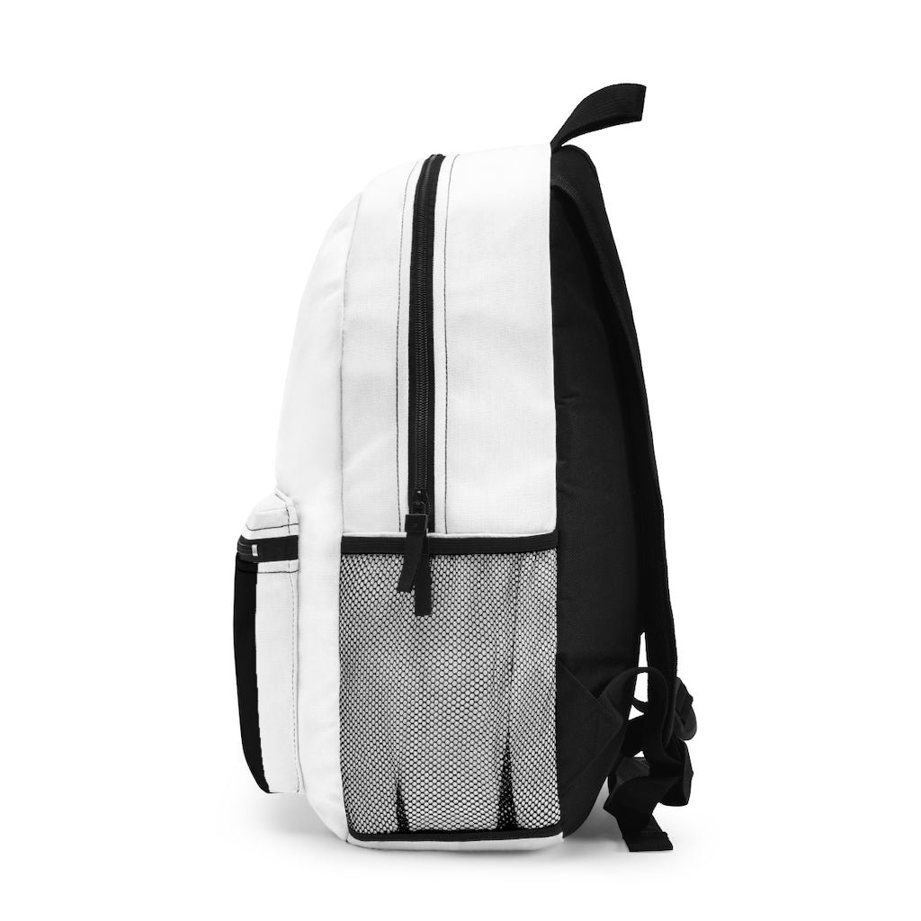 Rhino Backpack made in USA, featuring durable spun polyester, adjustable straps, and waterproof design.