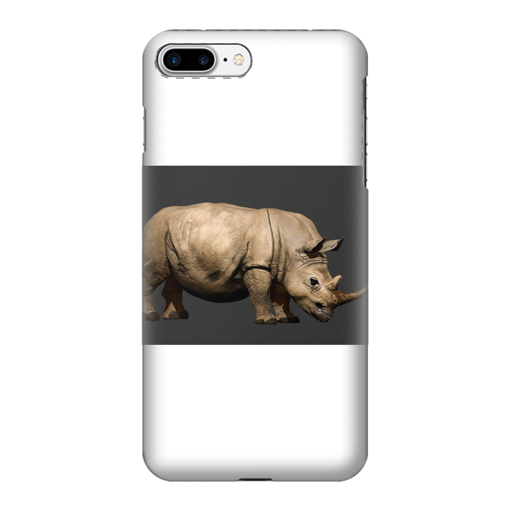 Rhino Character Fully Printed Tough Phone Case showcasing vibrant design and dual-layer protection.