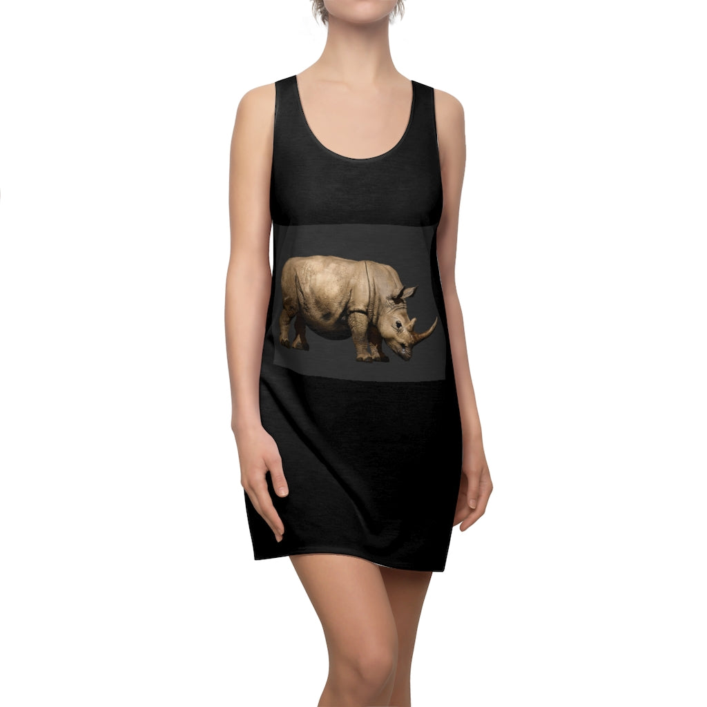 Rhino Women's Cut & Sew Racerback Dress showcasing a stylish and feminine design with a sporty fit.