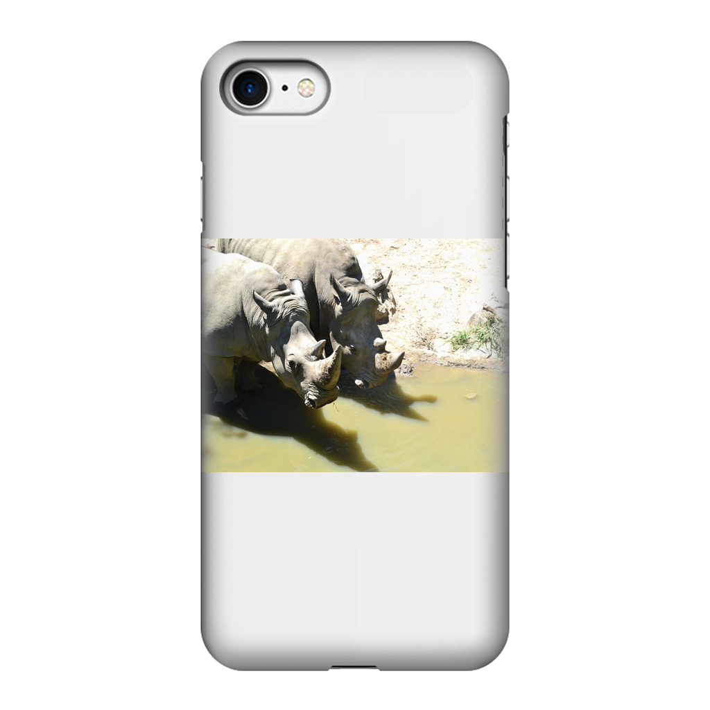 Rhinos Fully Printed Tough Phone Case showcasing vibrant designs and dual-layer protection.