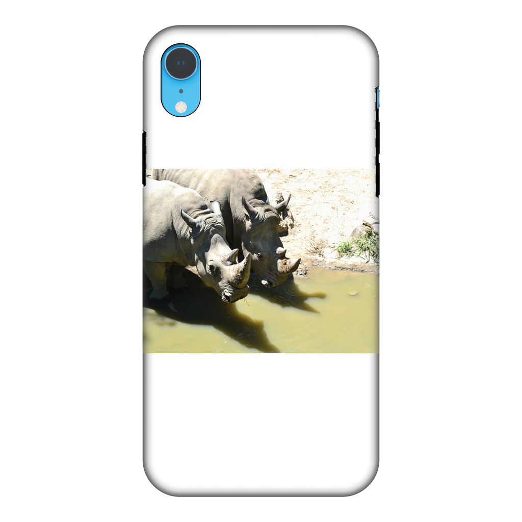 Rhinos Fully Printed Tough Phone Case showcasing vibrant designs and dual-layer protection.