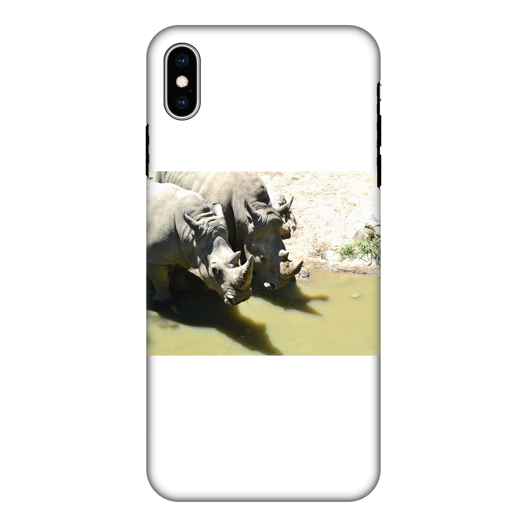 Rhinos Fully Printed Tough Phone Case showcasing vibrant designs and dual-layer protection.